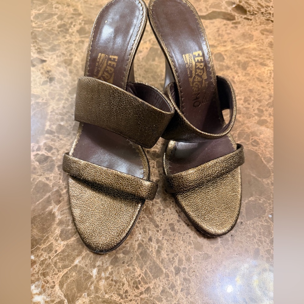 Salvatore Ferragamo Women's Metallic Heels